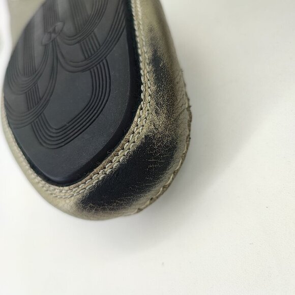 Cole Haan Women’s Gunmetal Green Leather Loafers Size 8.5 - Picture 5 of 10